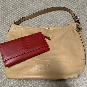Authentic Coach purse and wallet
